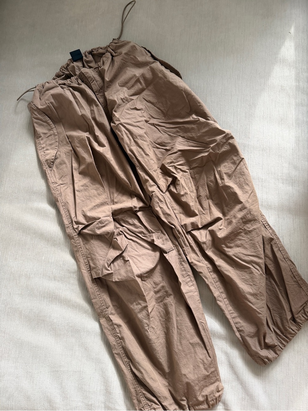 Men's Casual Drawstring Pants - Brown